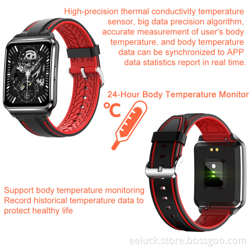 Health Bracelet Smartwatch Big Smart Watch That Takes Your Body Temperature